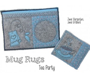 ITH - Mug Rugs - Tea Party